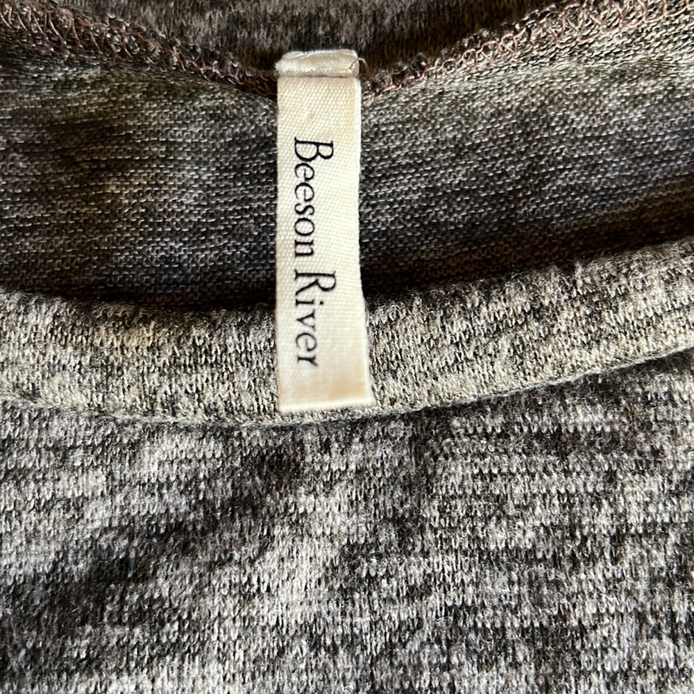 Beeson River Long Sleeve Brushed Knit Tunic Mocha Size X-large - Picture 5 of 5